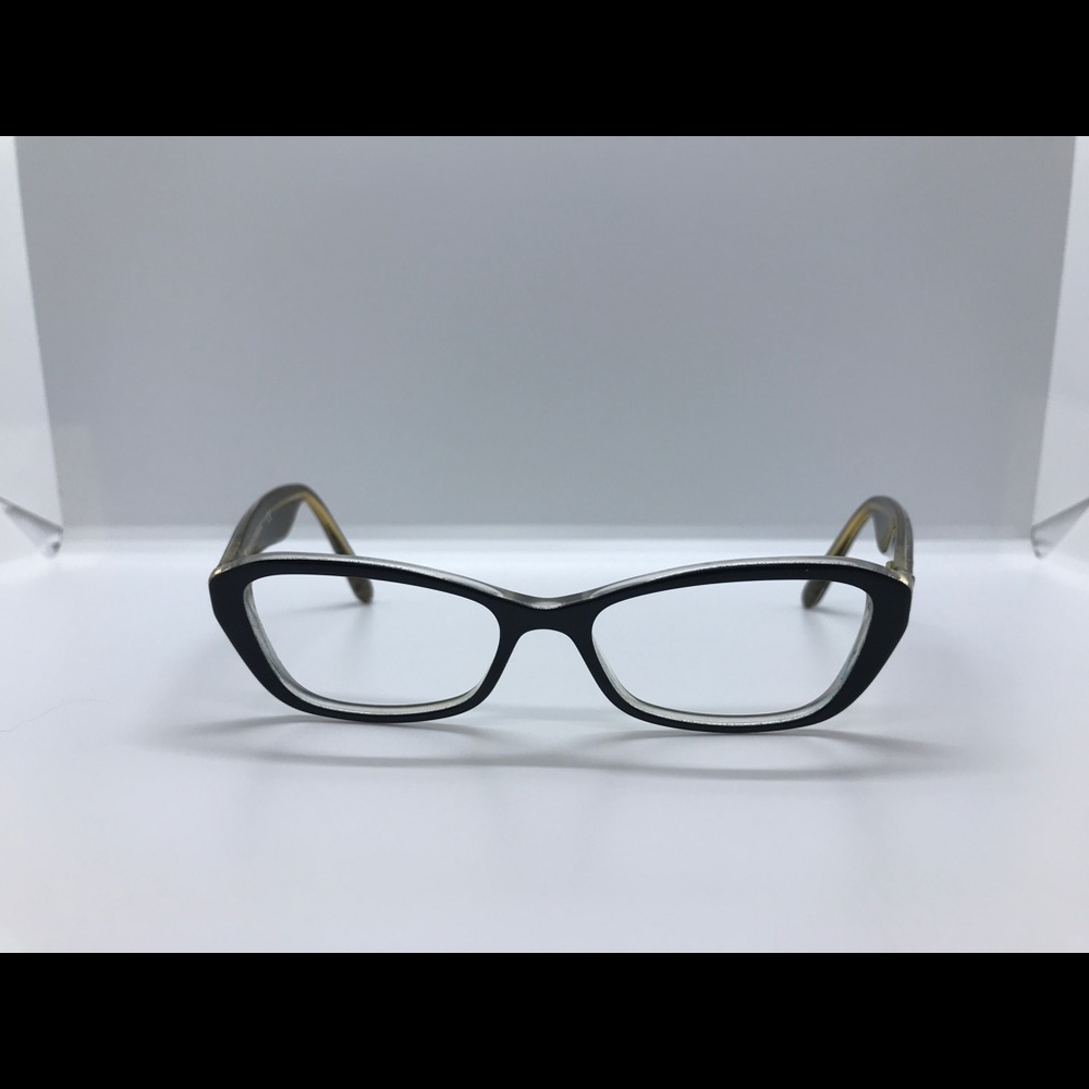 Dolce & Gabbana Black and Gold Eyeglass Frames